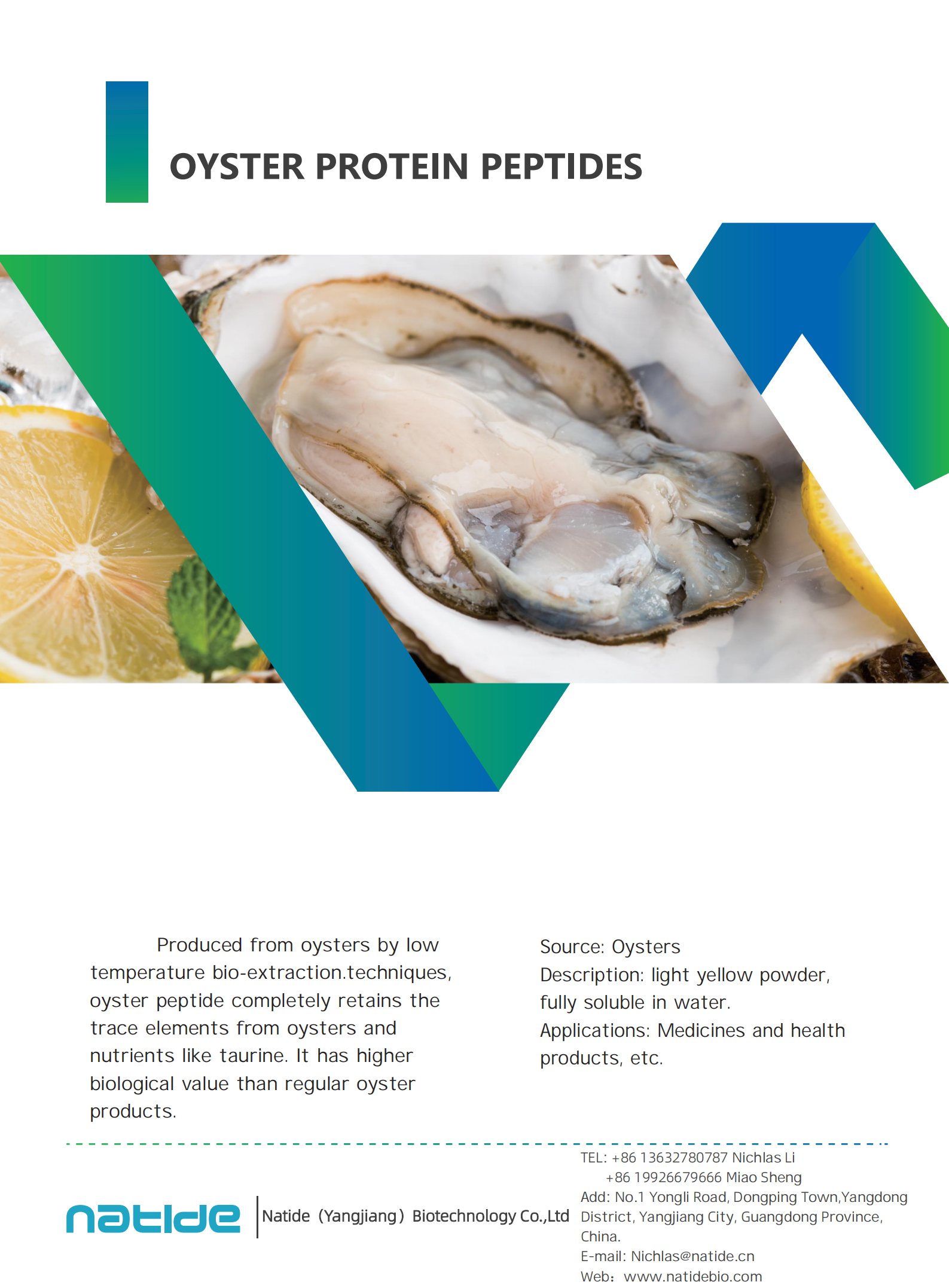 Oyster Peptides